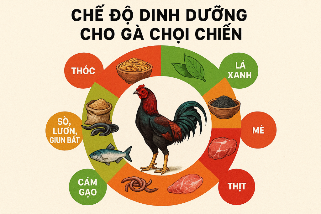 Chế Độ Nuôi Gà Chọi Chiến - Hướng Dẫn Chi Tiết Nhất